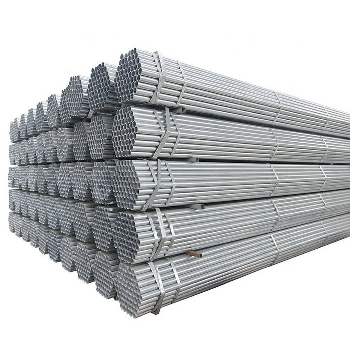 Wholesale hot dip gi seamless galvanized round steel pipe ASTM A106 Sch 40 ERW GI Iron Tube