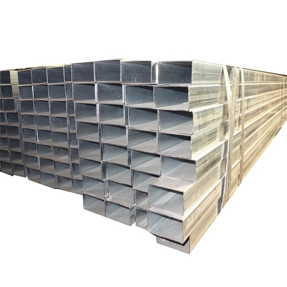 zinc coated square steel tube gi square hollow section hot dipped galvanized square tube