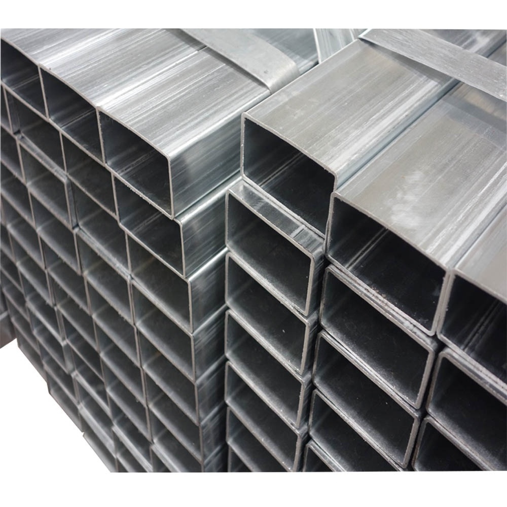 zinc coated square steel tube gi square hollow section hot dipped galvanized square tube