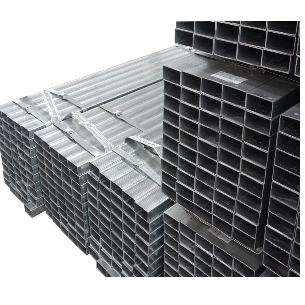 zinc coated square steel tube gi square hollow section hot dipped galvanized square tube