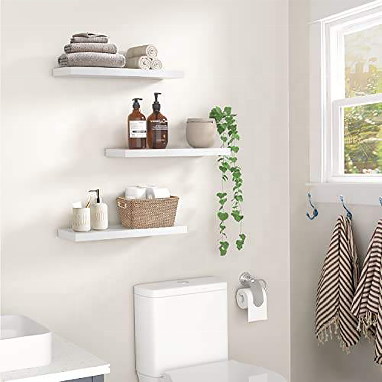 storage holders racks kitchen Tanggula White wall mounted wooden shelves for storage furniture, wall mounted floating shelves