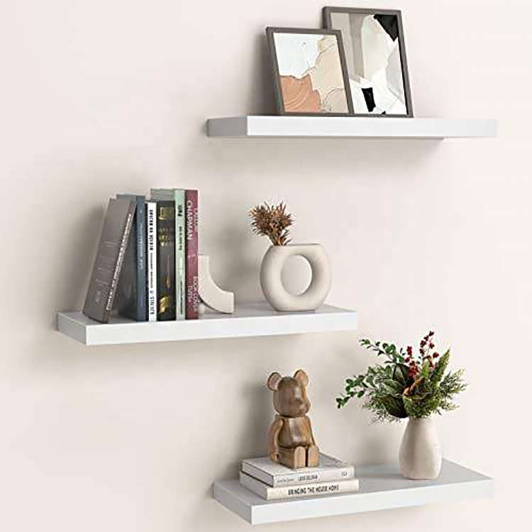 storage holders racks kitchen Tanggula White wall mounted wooden shelves for storage furniture, wall mounted floating shelves