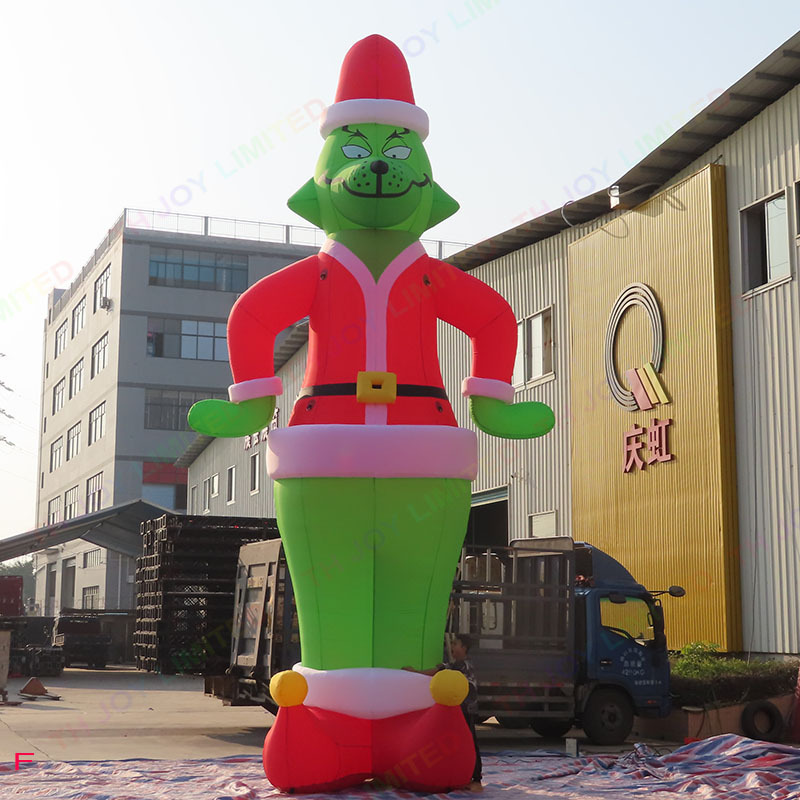 9m 30ft tall giant Inflatable Christmas Clown / Giant Inflatable Grinch for Christmas Decoration