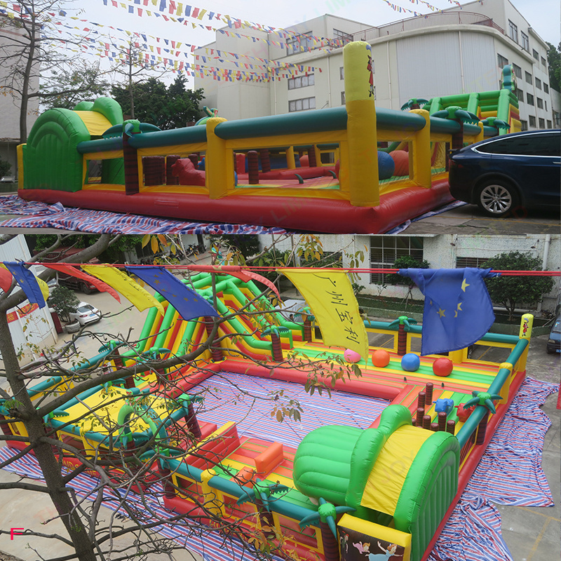 15x10m giant Inflatable Castle Park outdoor inflatable amusement park Inflatable Fun City for theme park