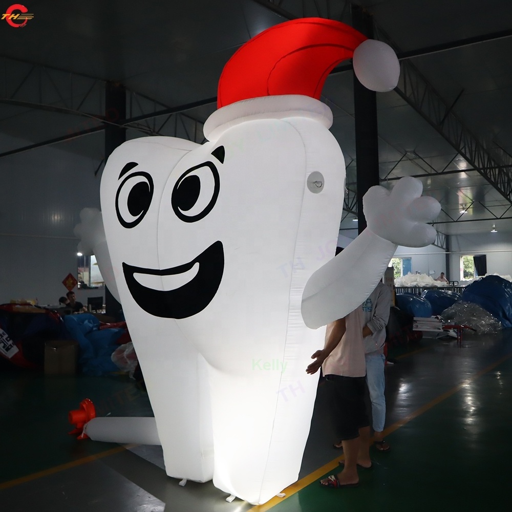 Free Shipping Outdoor Giant Inflatable Tooth Model Air Balloon for sale