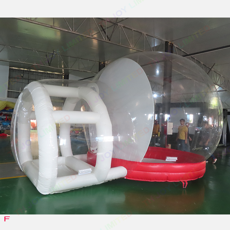 Custom giant outdoor human size inflatable snow globe for events sale