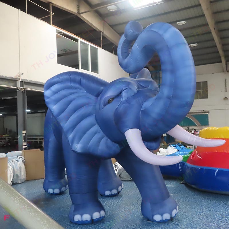 4m 13ft Tall New Design Giant Inflatable Elephant, Advertising Inflatable Cartoon Elephant,large Inflatable Animals Balloon 1pc