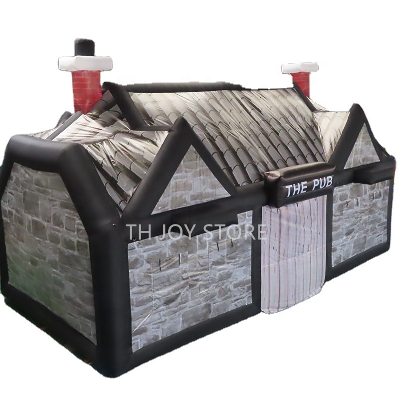 free  air ship to door, customized outdoor inflatable cabin blow up pub inflatable bar tent nightclub for party