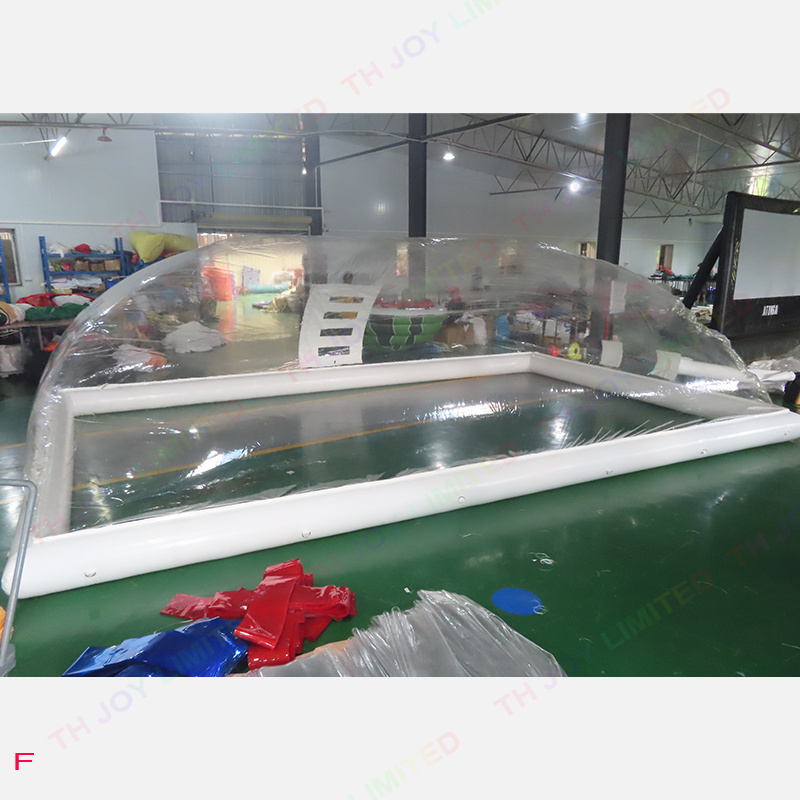 Customized Dome Tent Transparent Bubble Inflatable Swimming Pool Cover dome For Winter