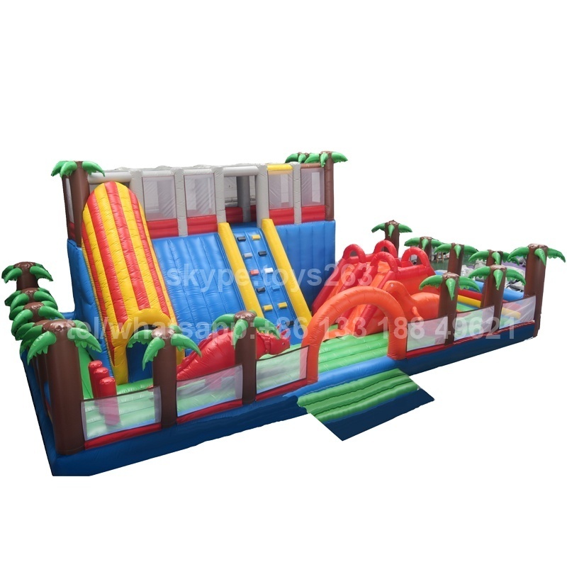 Free shipping 10x5m/12x6m commercial inflatable bouncy playground, giant inflatable fun city for sale