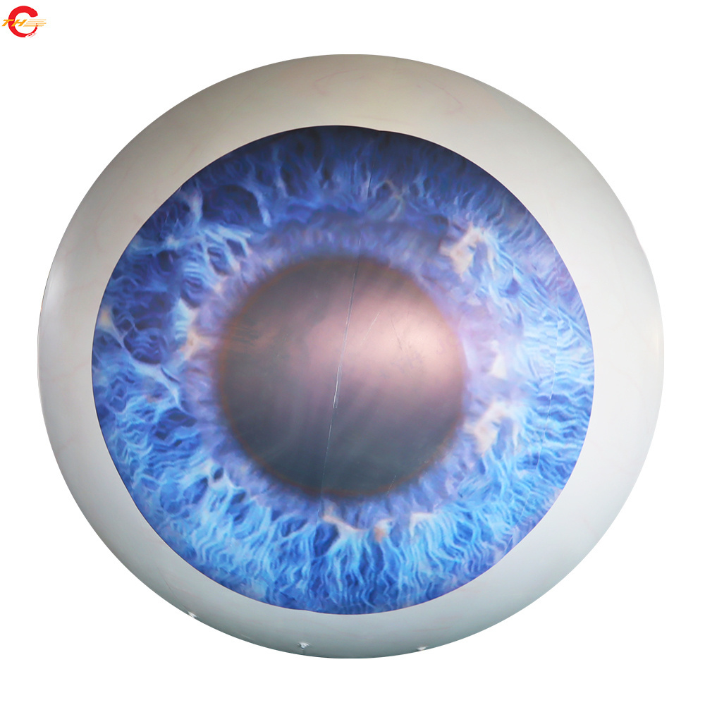 Giant 4m 5m Airtight Outdoor Event Highlight Inflatable Eyeball Balloon Halloween Decor Home School Shopping Mall Free Air