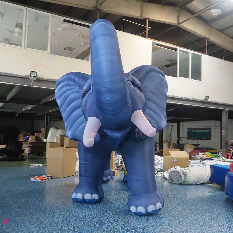 4m 13ft Tall New Design Giant Inflatable Elephant, Advertising Inflatable Cartoon Elephant,large Inflatable Animals Balloon 1pc