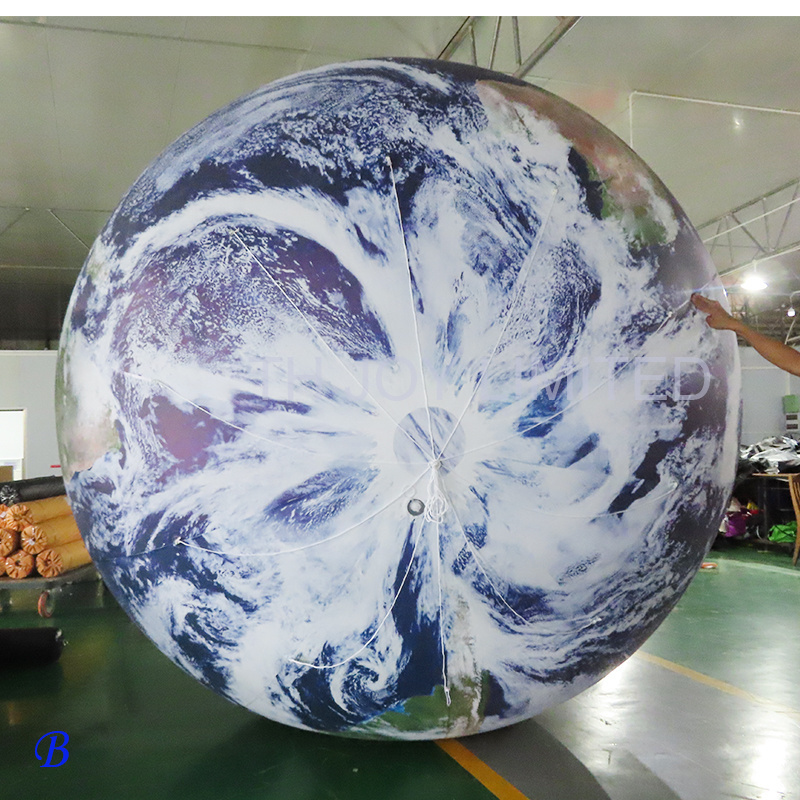 2/3/4m Giant Planet Balloon Hot Sale Giant Inflatable Earth Balloons For Promotion Earth Globe model