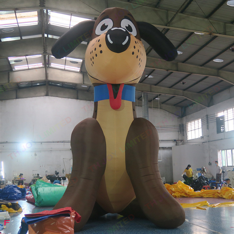 Design Giant Inflatable Dog for Advertising 3m 10ft Tall 2021 New Balloon Air Blower by Air to Door Customized in Export Carton