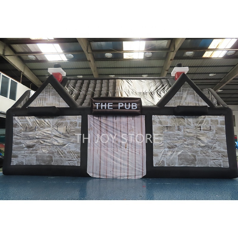 free  air ship to door, customized outdoor inflatable cabin blow up pub inflatable bar tent nightclub for party