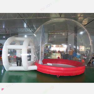 Custom giant outdoor human size inflatable snow globe for events sale