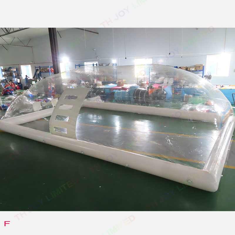 Customized Dome Tent Transparent Bubble Inflatable Swimming Pool Cover dome For Winter