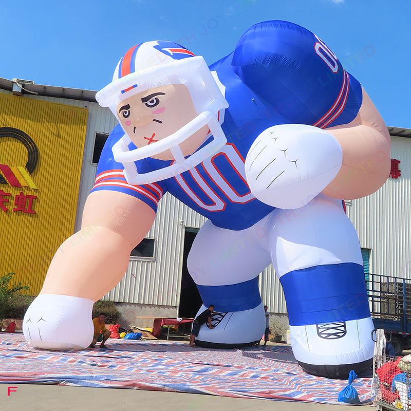 9m 30ft tall giant Customized Football Player NFL Inflatable Bubba Player