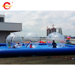 Water Play Equipment ball pool inflatable zorb ball pit for aqua bumper cars Sports Game