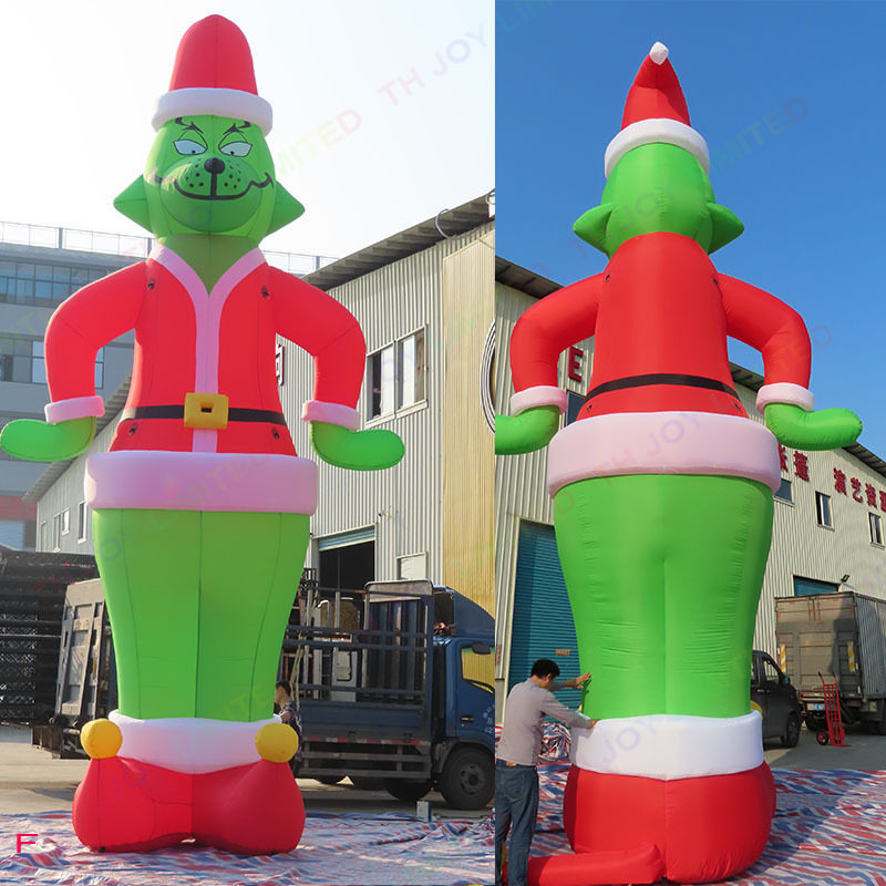 9m 30ft tall giant Inflatable Christmas Clown / Giant Inflatable Grinch for Christmas Decoration