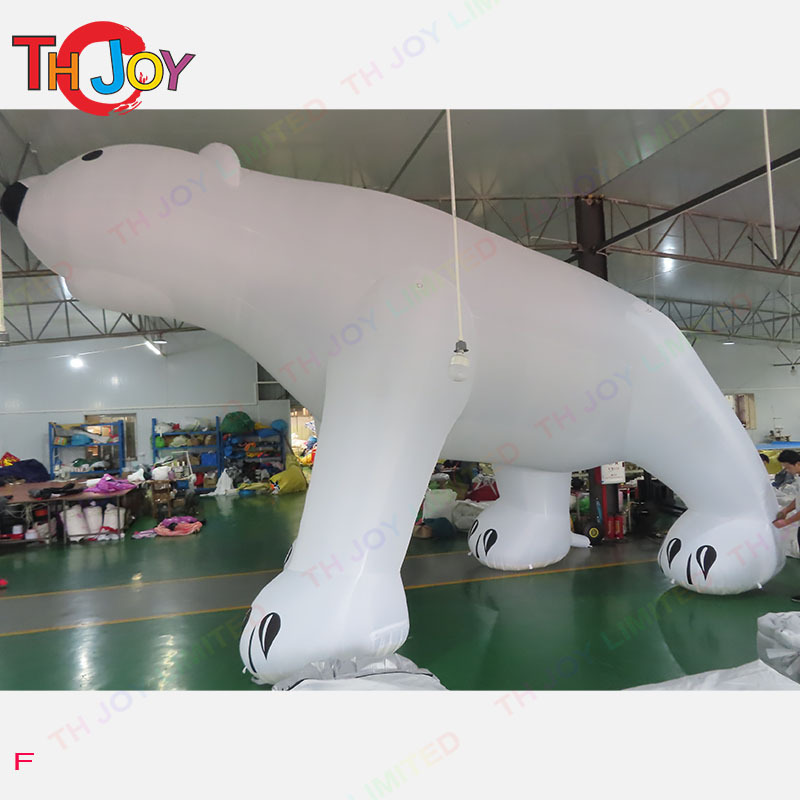 outdoor giant inflatable polar bear 4m high giant polar bear decoration inflatable toy