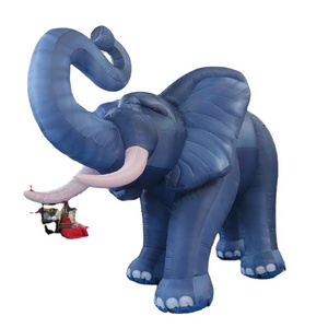 4m 13ft Tall New Design Giant Inflatable Elephant, Advertising Inflatable Cartoon Elephant,large Inflatable Animals Balloon 1pc