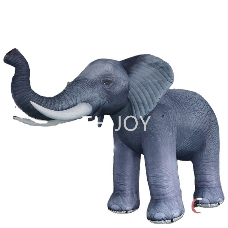 free air shipping to door! 4m high giant inflatable animals balloon customized inflatable elephant model for event advertising