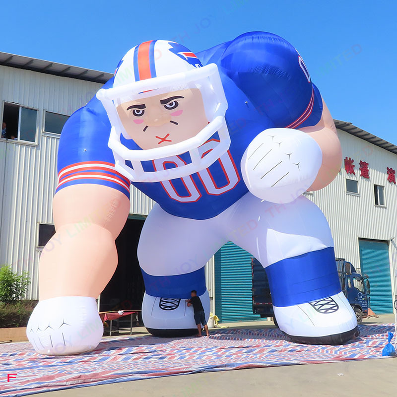 9m 30ft tall giant Customized Football Player NFL Inflatable Bubba Player