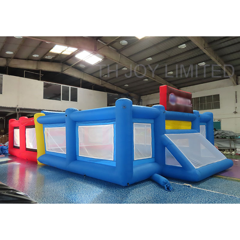 Free Shipping! 10x6x2.2mh Outdoor Football Playground Commercial Soccer Ball Pitch Inflatable Football Field For Sale/Rental