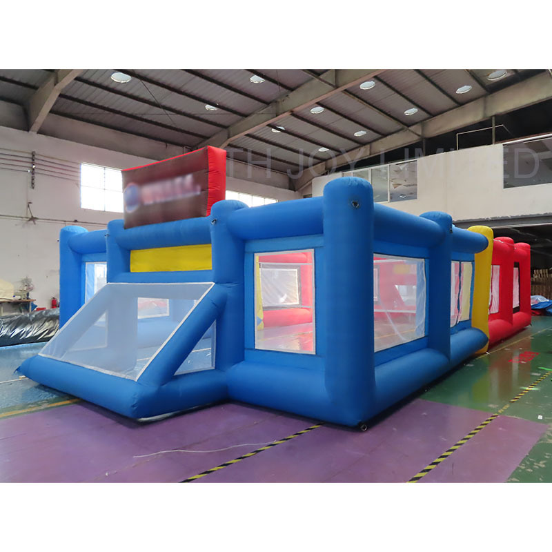 Free Shipping! 10x6x2.2mh Outdoor Football Playground Commercial Soccer Ball Pitch Inflatable Football Field For Sale/Rental