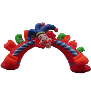 10x5m outdoor circus welcome arch  inflatable clown arch for Halloween decoration