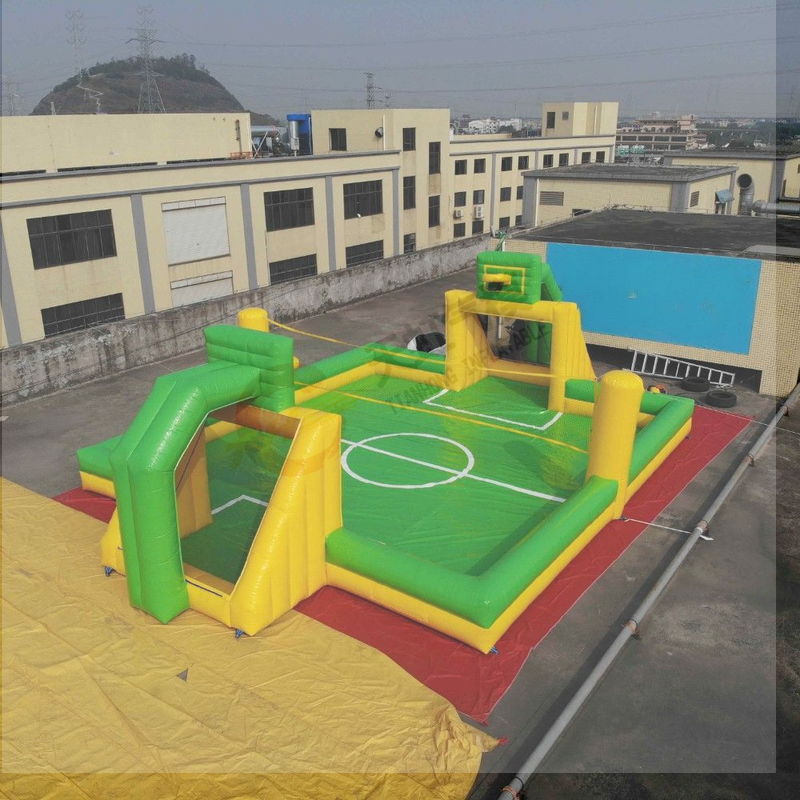 Football Inflatable Jump Sport Game inflatable Soccer Bouncer Shoot Basketball Commercial Rental Inflatable Volleyball Court