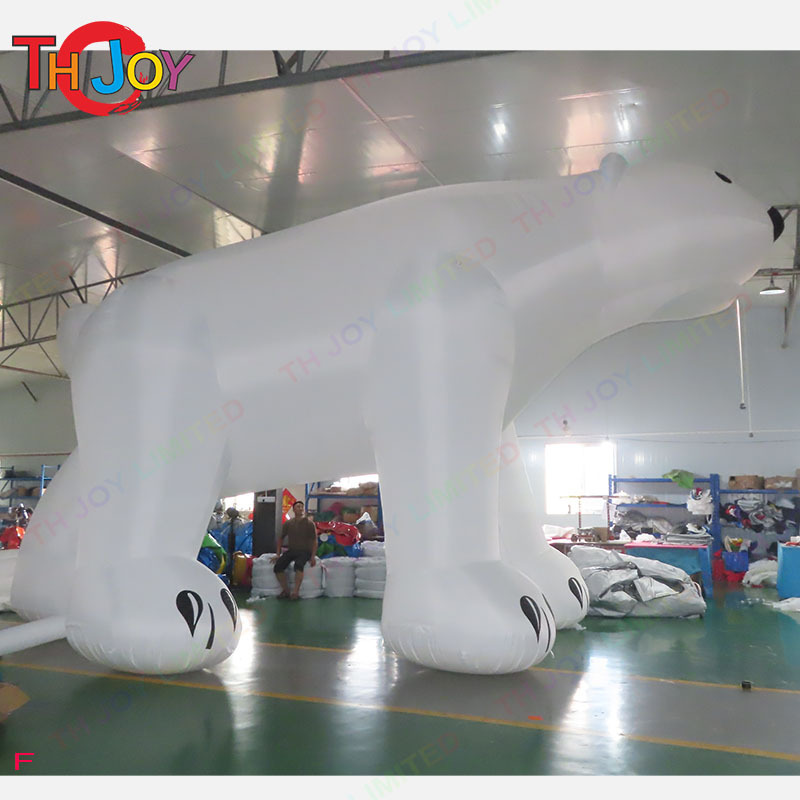 outdoor giant inflatable polar bear 4m high giant polar bear decoration inflatable toy