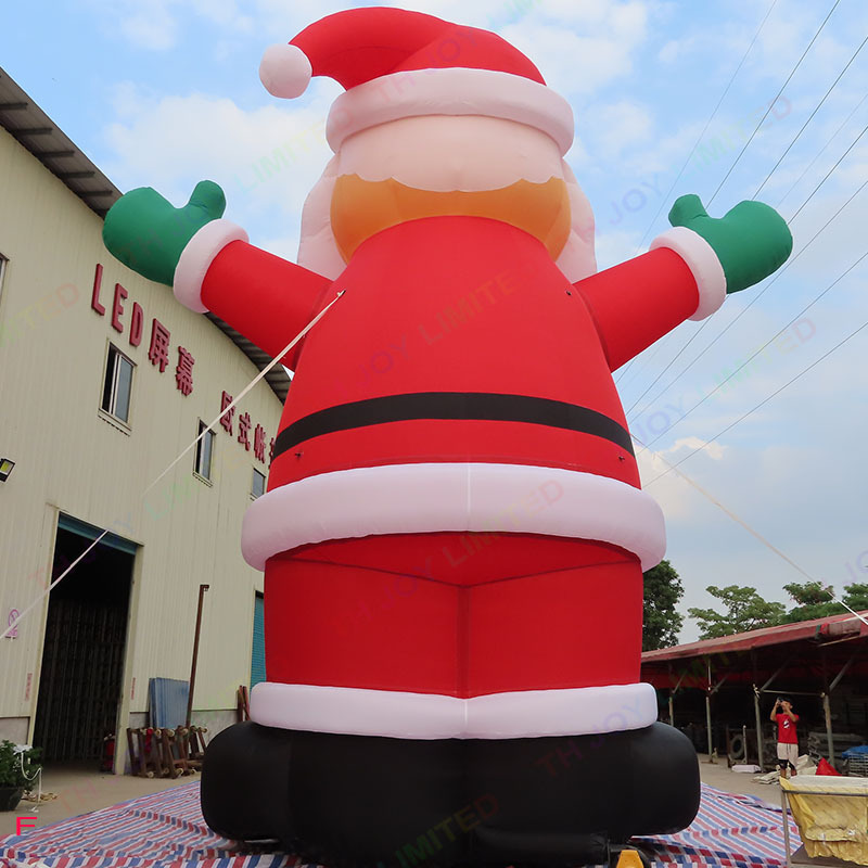 Free Air Shipping 10m 33ft Tall Outdoor Giant Inflatable Santa Claus for Christmas Decoration