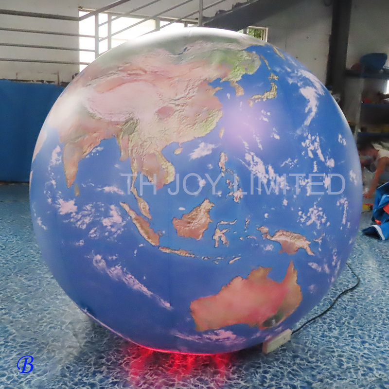 2/3/4m Giant Planet Balloon Hot Sale Giant Inflatable Earth Balloons For Promotion Earth Globe model