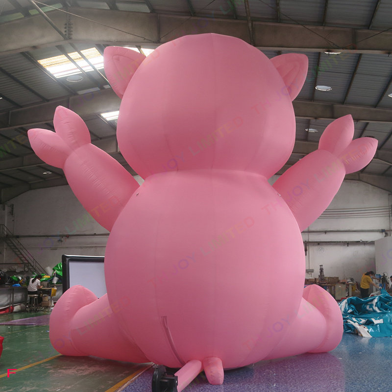 6m 20ft tall Custom giant inflatable pig, pig inflatables for advertising