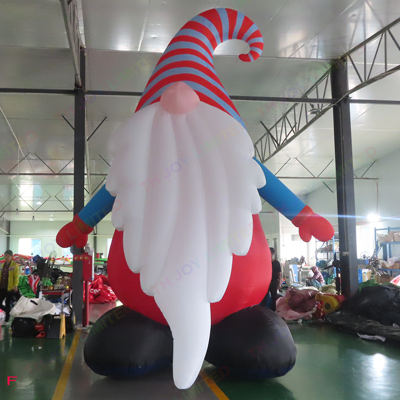 5m tall inflatable Garden Gnome Design,Outdoor Giant Inflatable Gnome santa for Garden