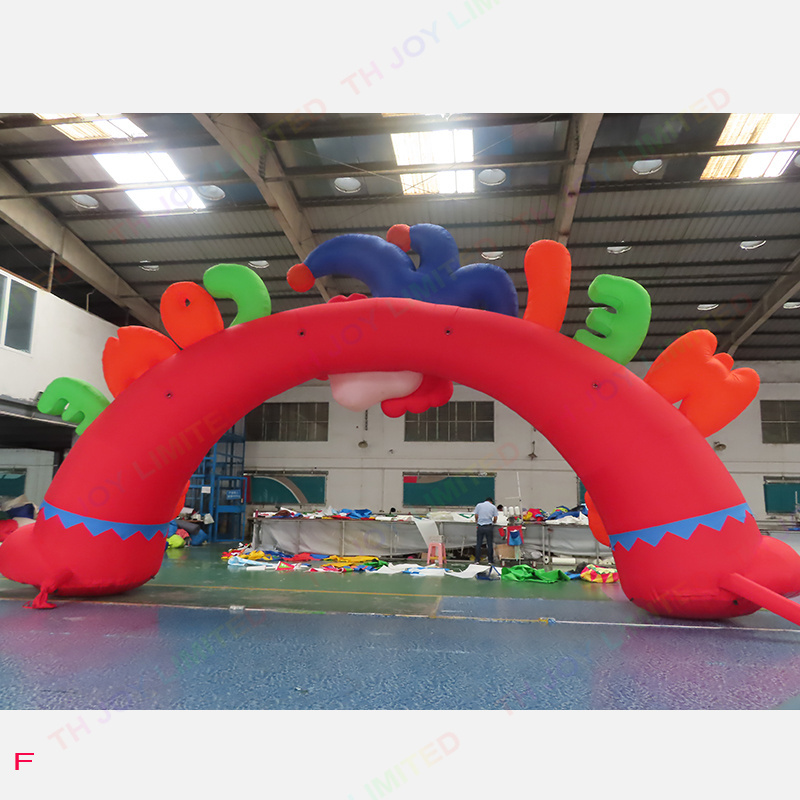 10x5m outdoor circus welcome arch  inflatable clown arch for Halloween decoration