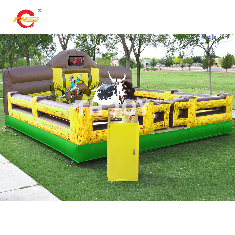 Inflatable Bull Riding Machine / Inflatable Mechanical Bull For Sale/Mechanical Inflatable Rodeo Bull