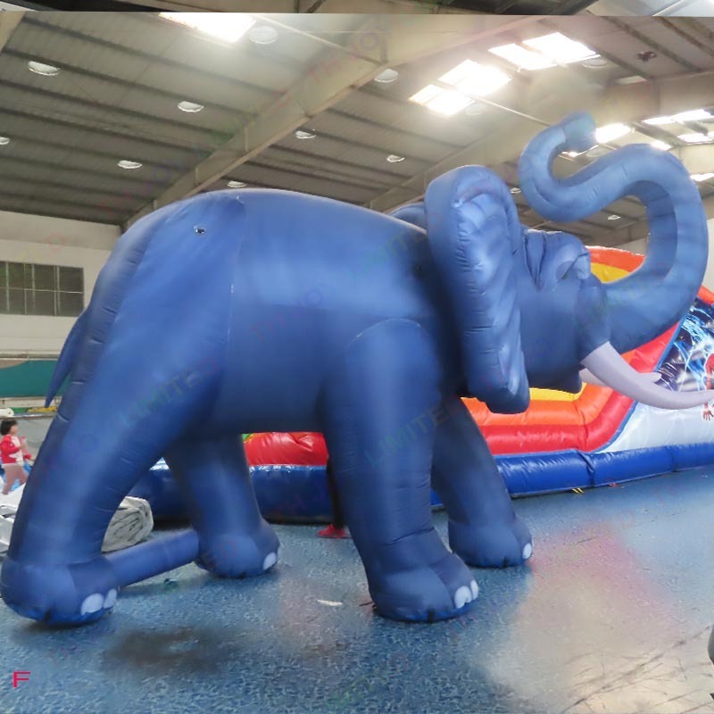 4m 13ft Tall New Design Giant Inflatable Elephant, Advertising Inflatable Cartoon Elephant,large Inflatable Animals Balloon 1pc