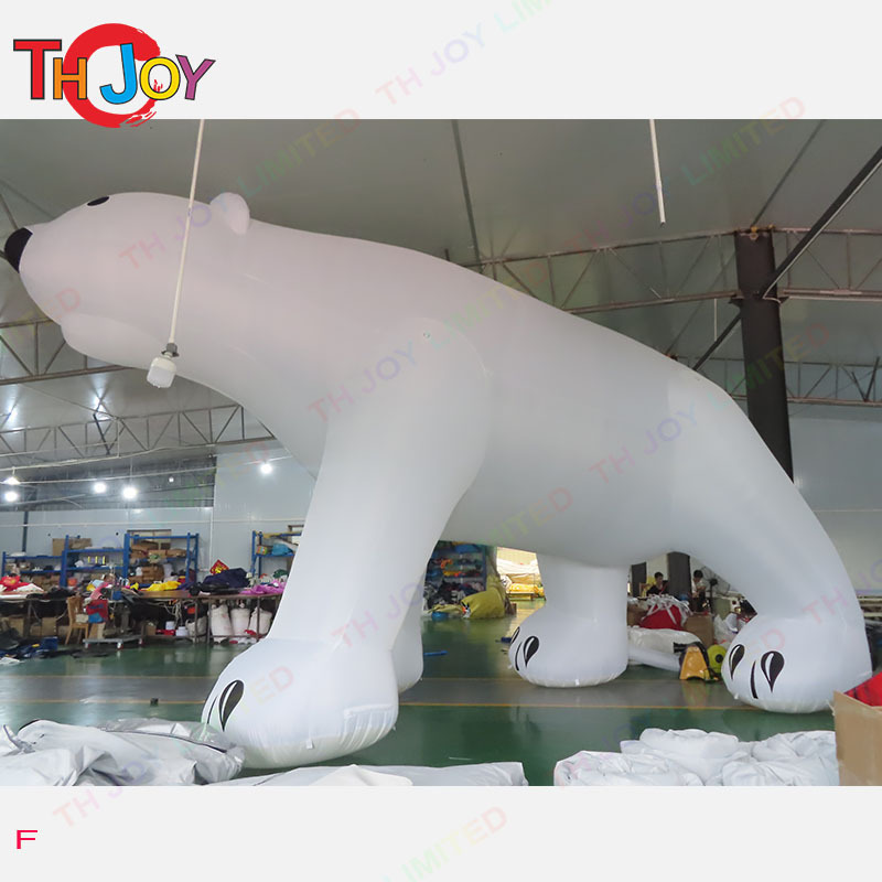 outdoor giant inflatable polar bear 4m high giant polar bear decoration inflatable toy