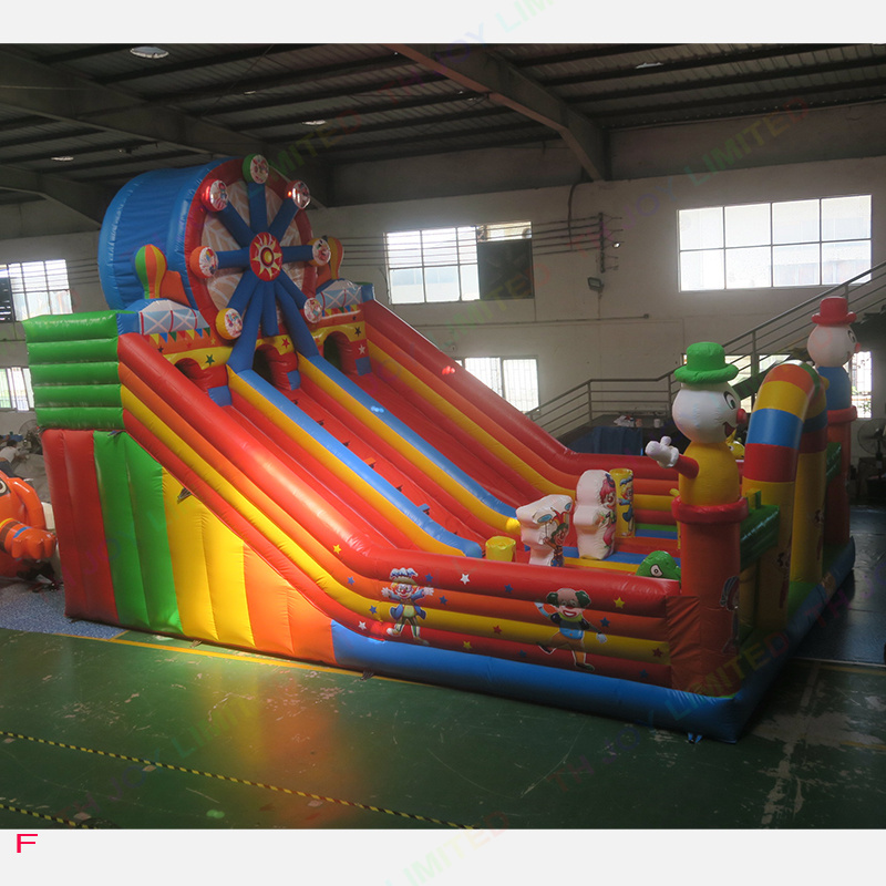 10x6m Circus Clown Playground park commercial inflatable bouncer air jumping bouncing castles inflatable bouncy castle