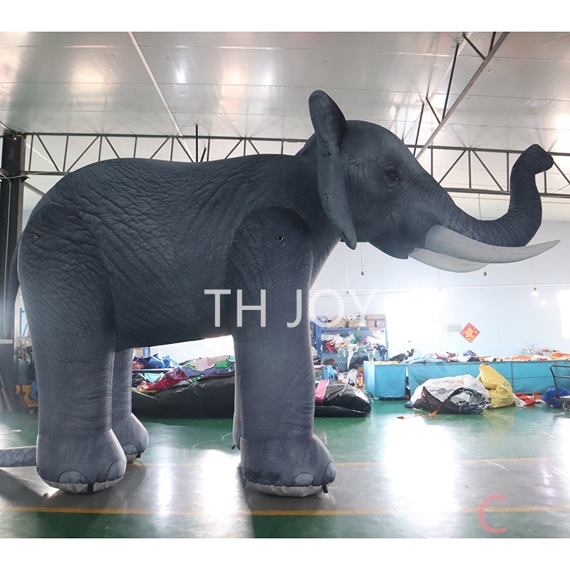 free air shipping to door! 4m high giant inflatable animals balloon customized inflatable elephant model for event advertising