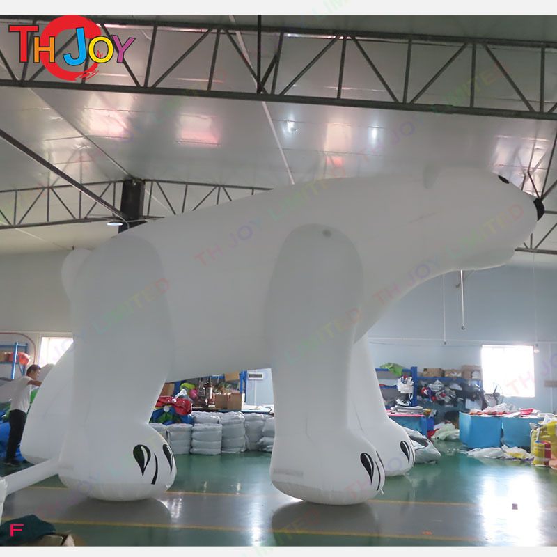 outdoor giant inflatable polar bear 4m high giant polar bear decoration inflatable toy