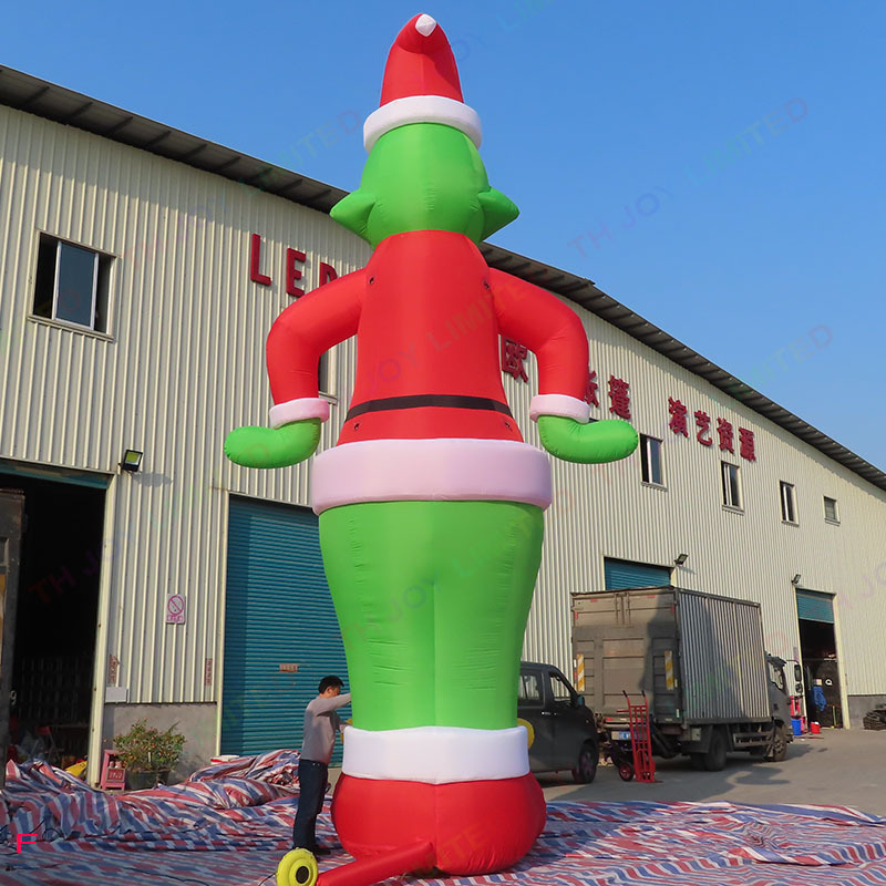 9m 30ft tall giant Inflatable Christmas Clown / Giant Inflatable Grinch for Christmas Decoration