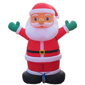 Free Air Shipping 10m 33ft Tall Outdoor Giant Inflatable Santa Claus for Christmas Decoration