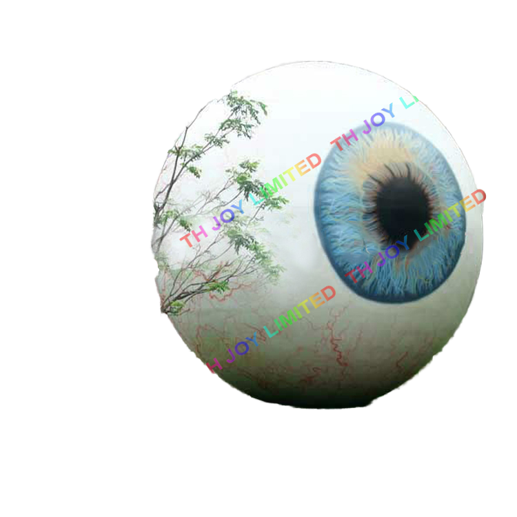 Giant 4m 5m Airtight Outdoor Event Highlight Inflatable Eyeball Balloon Halloween Decor Home School Shopping Mall Free Air