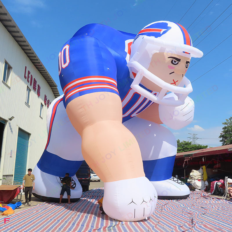 9m 30ft tall giant Customized Football Player NFL Inflatable Bubba Player