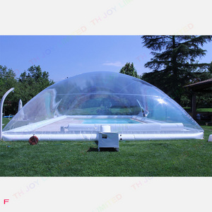 Customized Dome Tent Transparent Bubble Inflatable Swimming Pool Cover dome For Winter