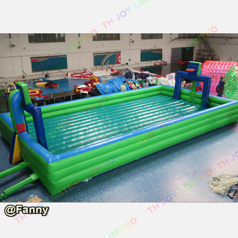 Kids or Adults Outdoor Water Fun Inflatable Soap Soccer Field Inflatable Football Field